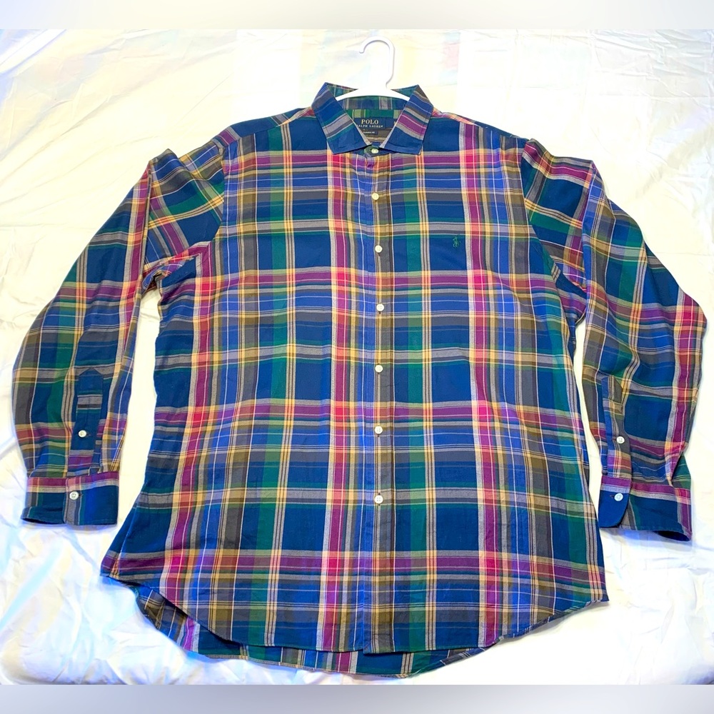POLO Ralph Lauren men’s classic fit long sleeve dress shirt.